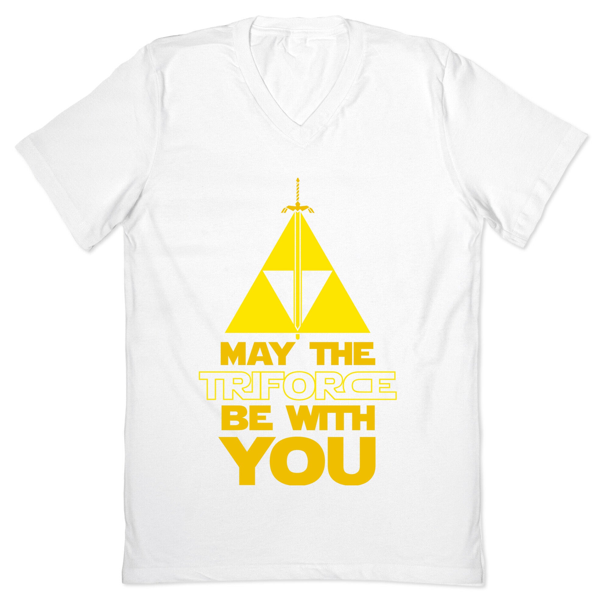 May The Triforce Be With You V-Neck